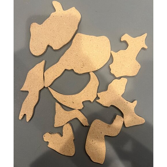 Vintage Playskool Disney Donald Duck W Chip & Dale Wooden Children’s‎ Puzzle - Picture 11 of 11